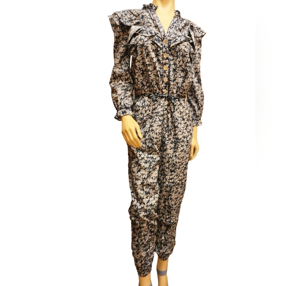 Veronica Beard Tanay Jumpsuit Size 4 - Picture 2 of 11